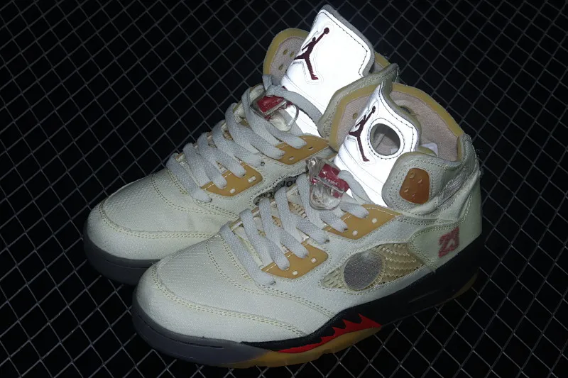 All categories Air Jordan Jordan series basketball shoes Air Jordan 5 G version OF x Air Jordan 5 AJ5 Qiao 5 Baifan Jin Chanyi DH8565-100